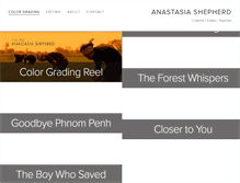 Tablet Screenshot of anastasiashepherd.com